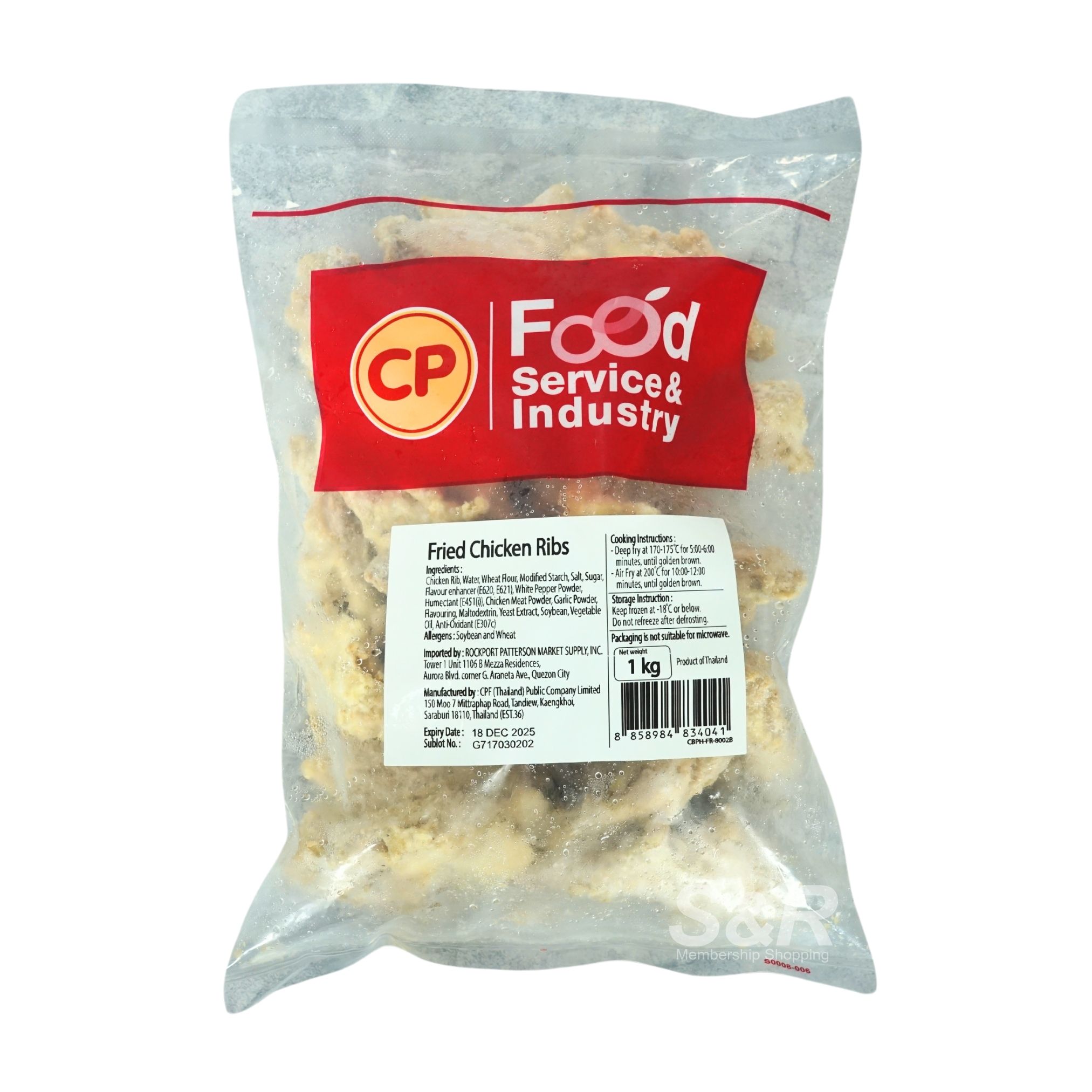 CP Food Fried Chicken Ribs 1kg CP Food Fried Chicken Ribs 1kg